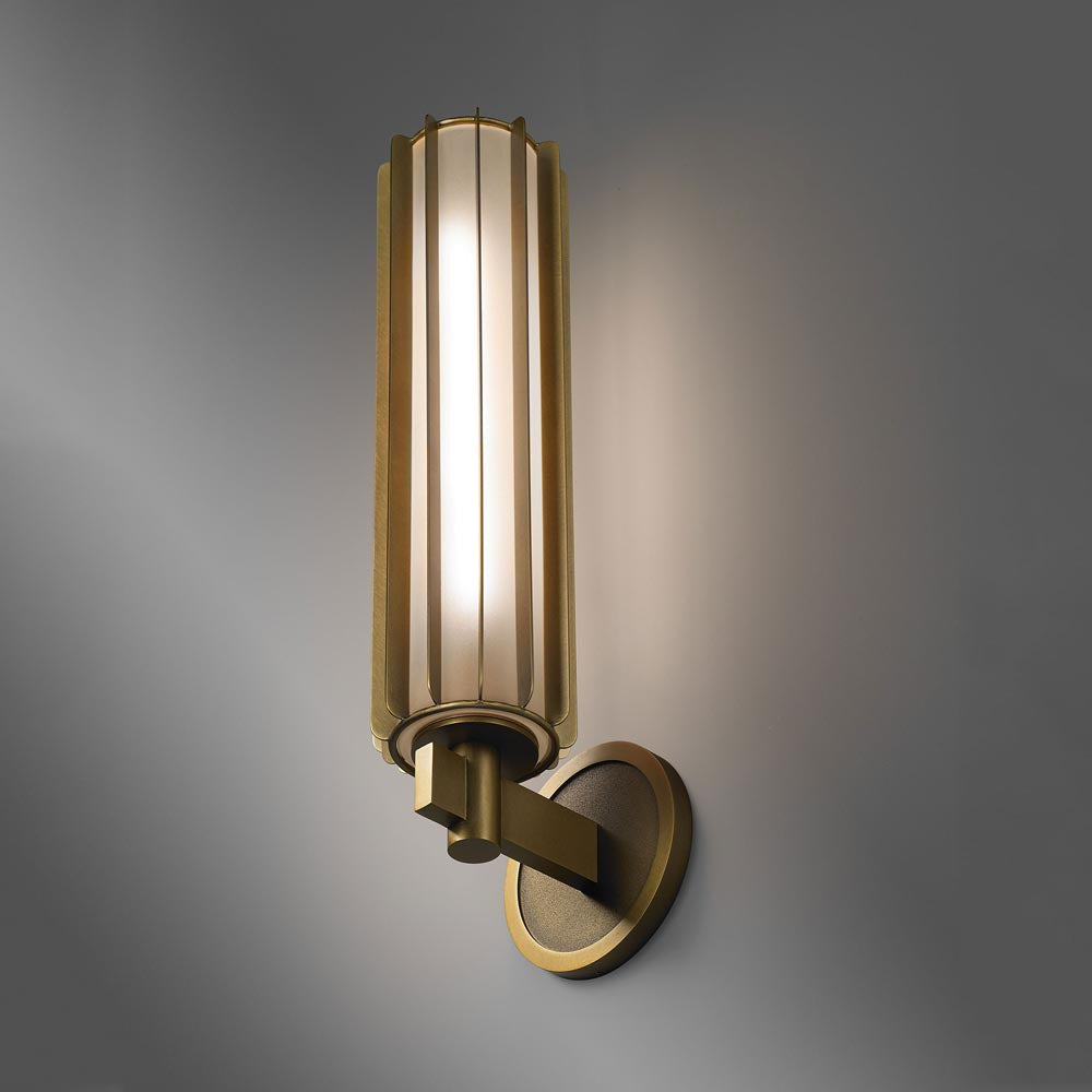 Gabrielle Brass Wall Sconce-konalight