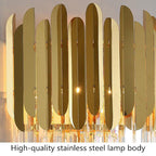 Kubi Brass Crystal Wall Sconce