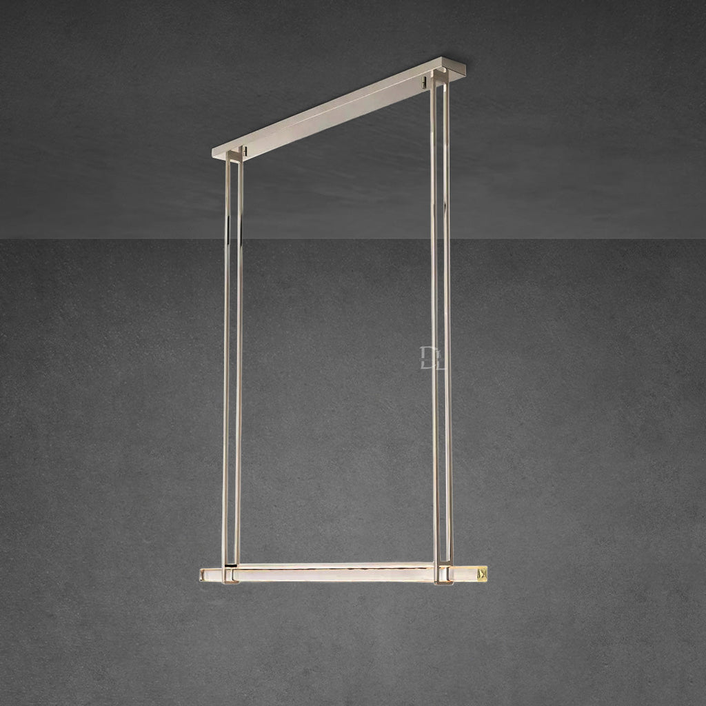 Aerie Crystal Single Bar Linear Chandelier 60