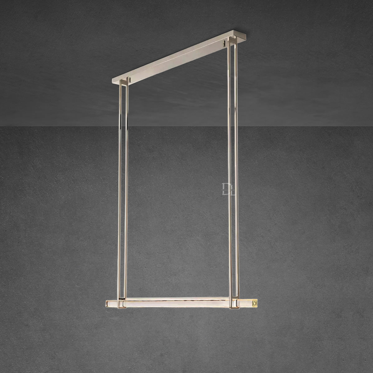 Aerie Crystal Single Bar Linear Chandelier 60