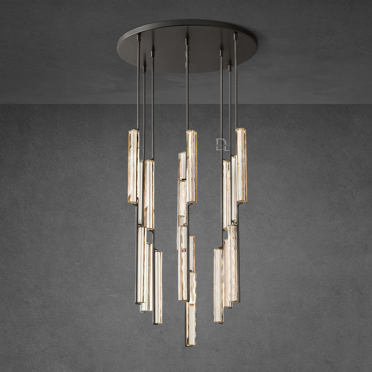 Aerie Crystal Round Chandelier 40