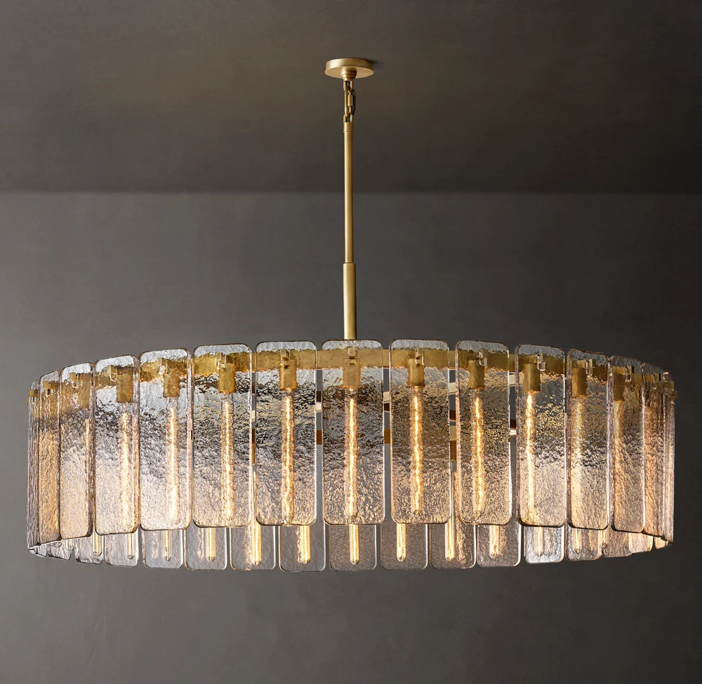 Clementine Glass Round Chandelier 60