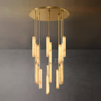 Aerie Alabaster Round Chandelier 40