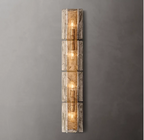 Lattice Smoke Glass Sconce 49 61