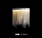 Modern ARC Aluminum Chain Wall Sconce