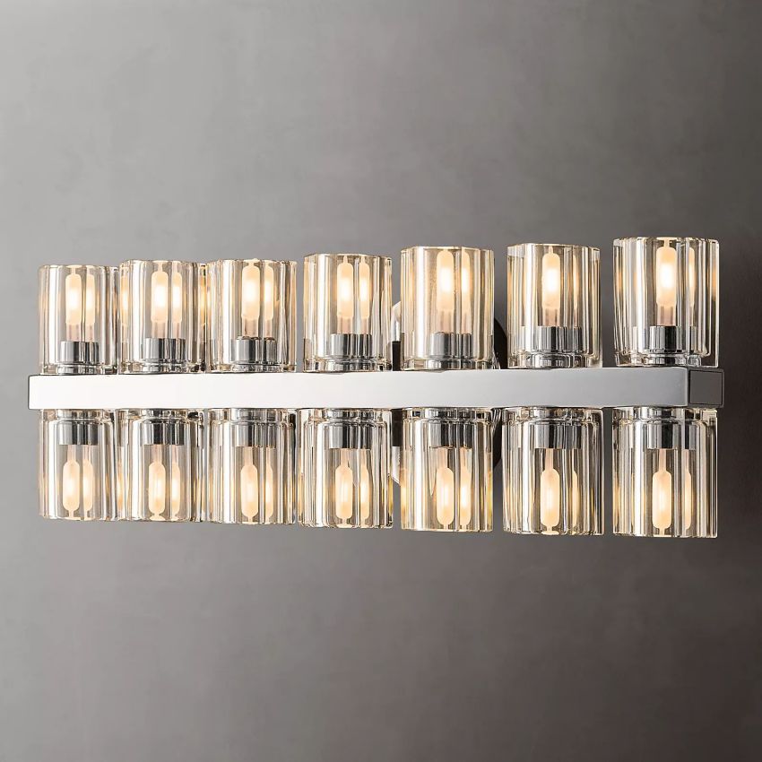 Arcachon 14-Light K9 Crystal Glass Modern Wall Lamp