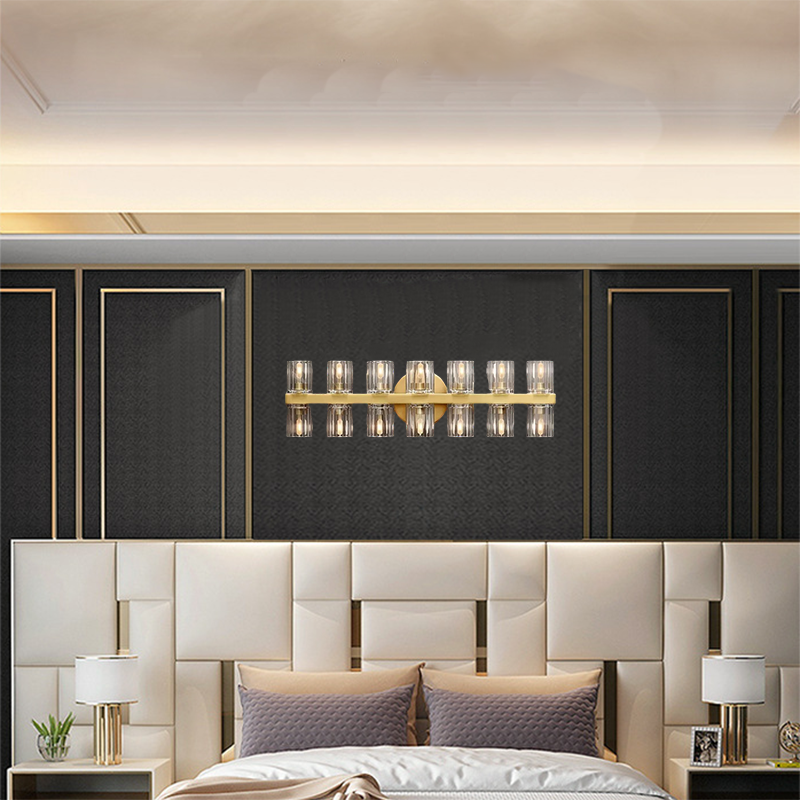 Arcachon 14-Light K9 Crystal Glass Modern Wall Lamp