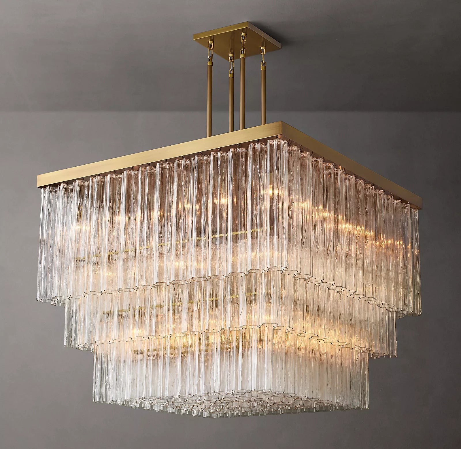 Cielo Square Chandelier 45 For Living Room