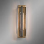 Yagern Crystal Brass Wall Sconce