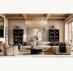 Clementine Glass Round Chandelier 60
