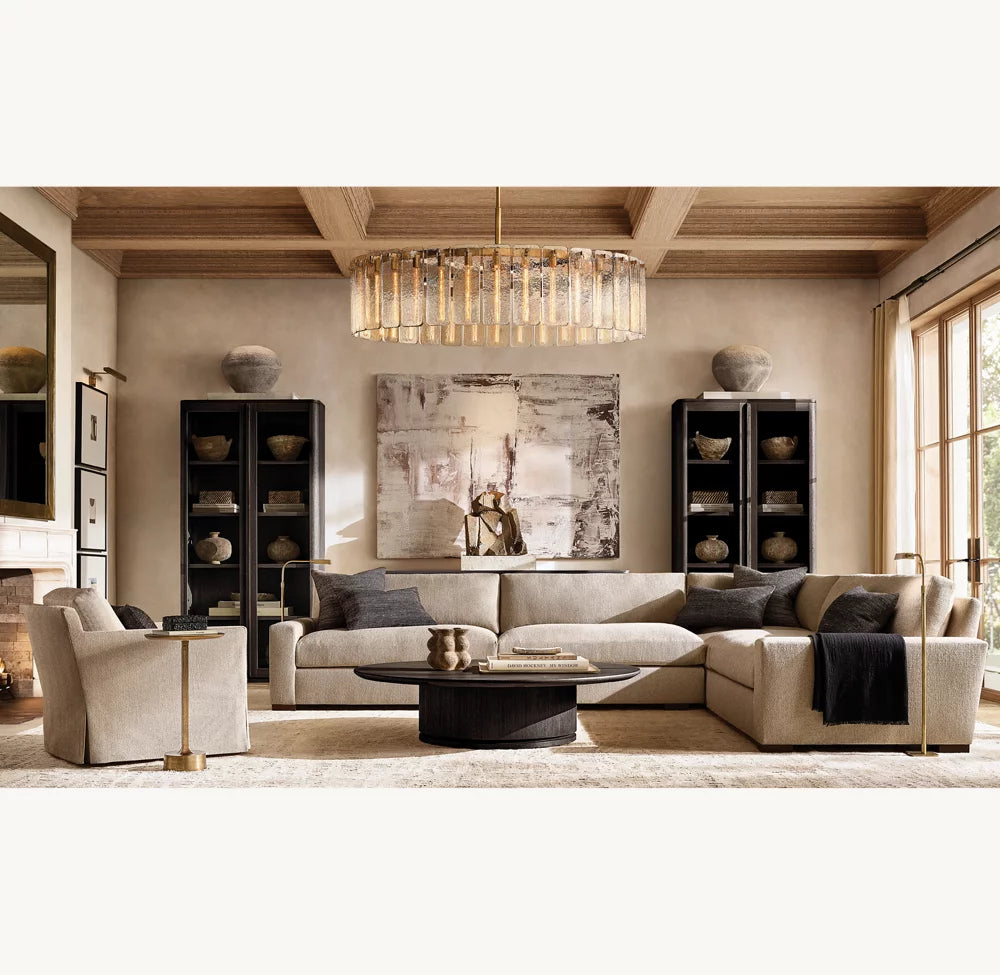 Clementine Glass Round Chandelier 60