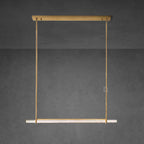 Aerie Crystal Single Bar Linear Chandelier 60