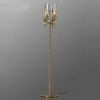 Chaillot Glass Brass FLoor Lamp Modern Wall Lamp-konalight