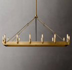 Camino Vintage Filamaent Rectangular Chandelier 41 For Living Room-konalight