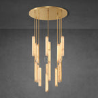 Aerie Alabaster Round Chandelier 40