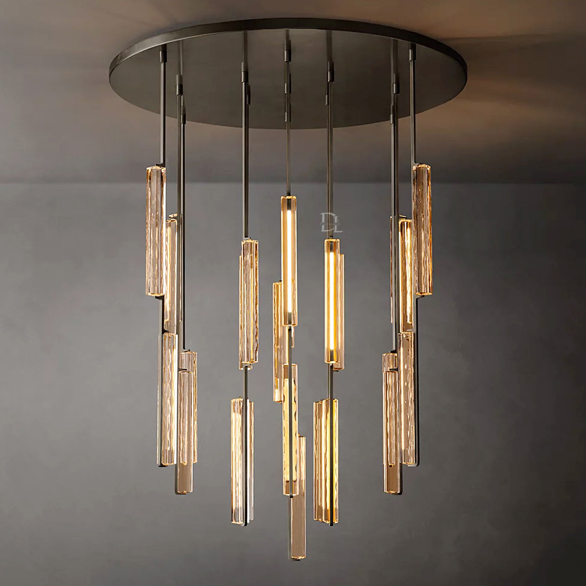 Aerie Crystal Round Chandelier 56