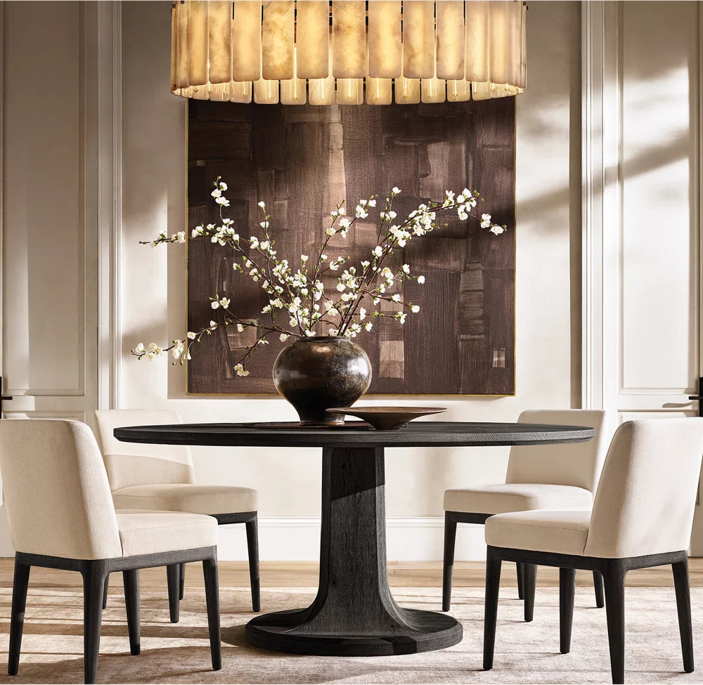 Clementine Onyx Round Chandelier 60