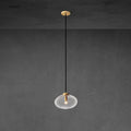 Curvette Clear Glass Pendant 10