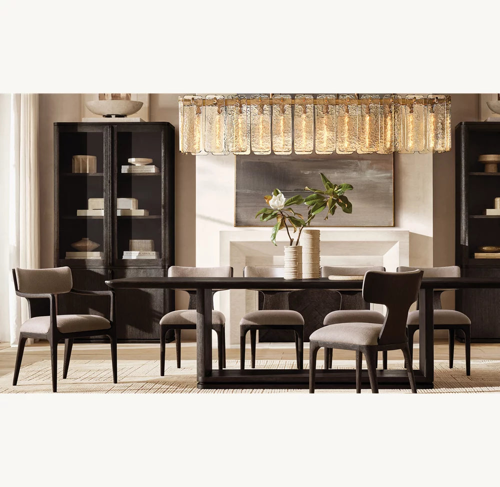 Clementine Glass Linear Chandelier 60