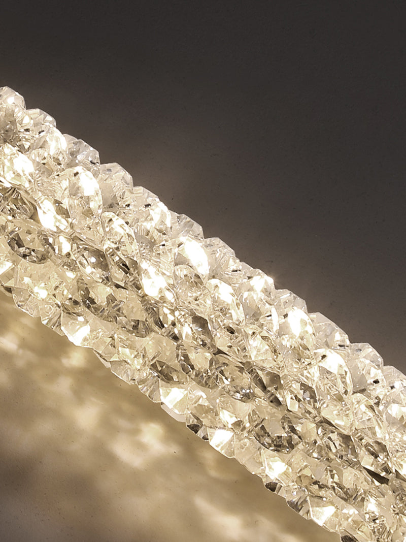 Long Crystal Pendant Chandelier
