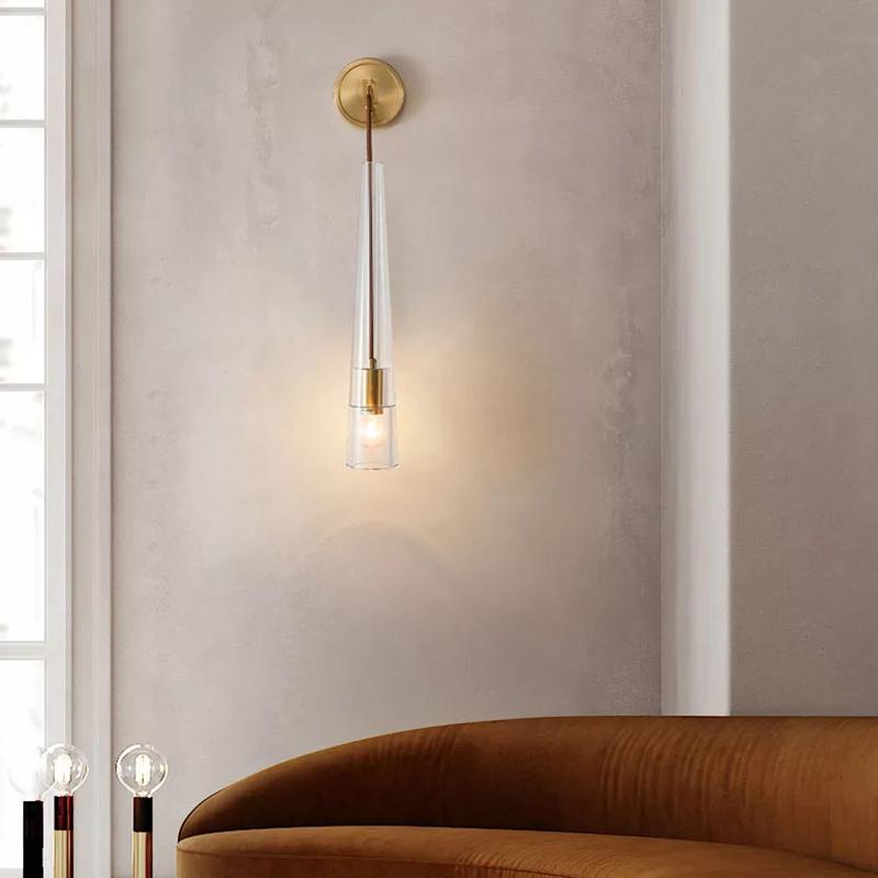 Apollin Crystal Small Wall Sconce Modern Wall Lamp