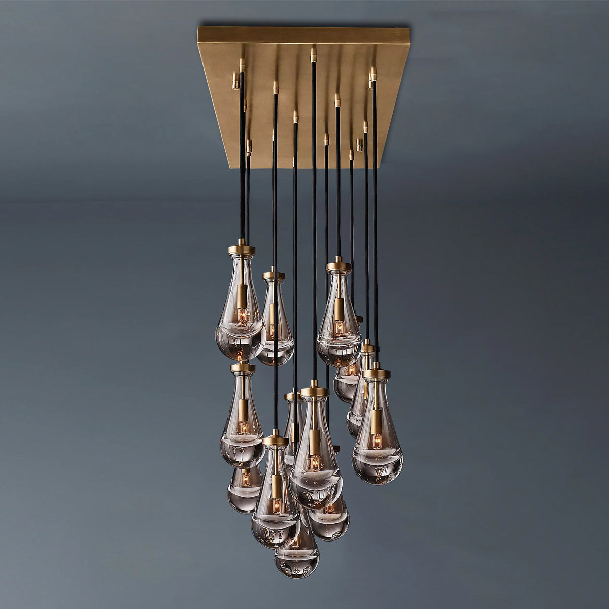 Raindrop Rectangular Chandelier 54