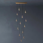Raindrop Linear Chandelier 13-Light 54(Long)-konalight