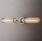 Lambeth Hexagonal Double Head Brass Wall Sconce