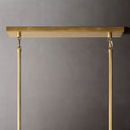 Mia Smoke Glass Tiered Rectangular  Chandelier For Dinning Room