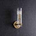 Modern Glass Tube Single Head Wall Sconce-konalight