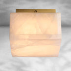 Rim Calcite Square Flushmount 61014