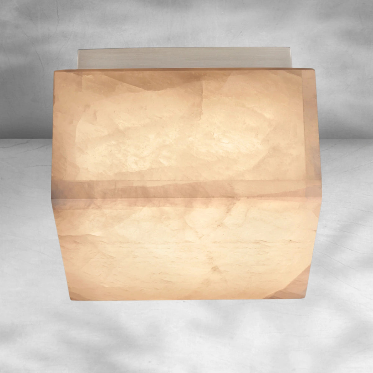 Rim Calcite Square Flushmount 61014