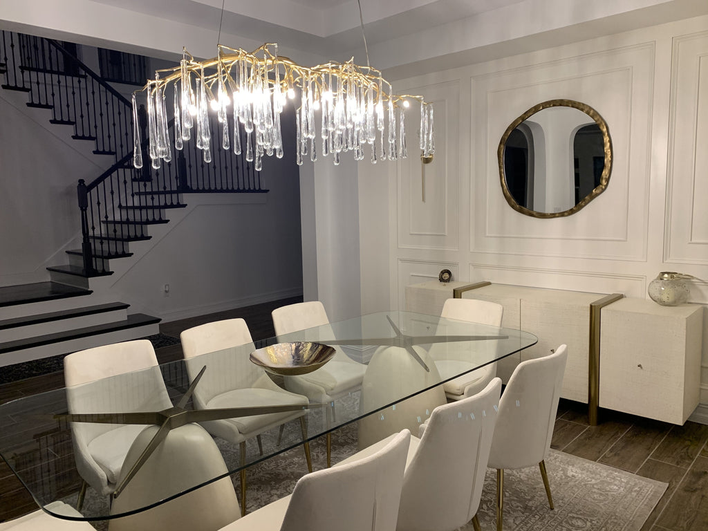 Branching Linear Organic Chandelier