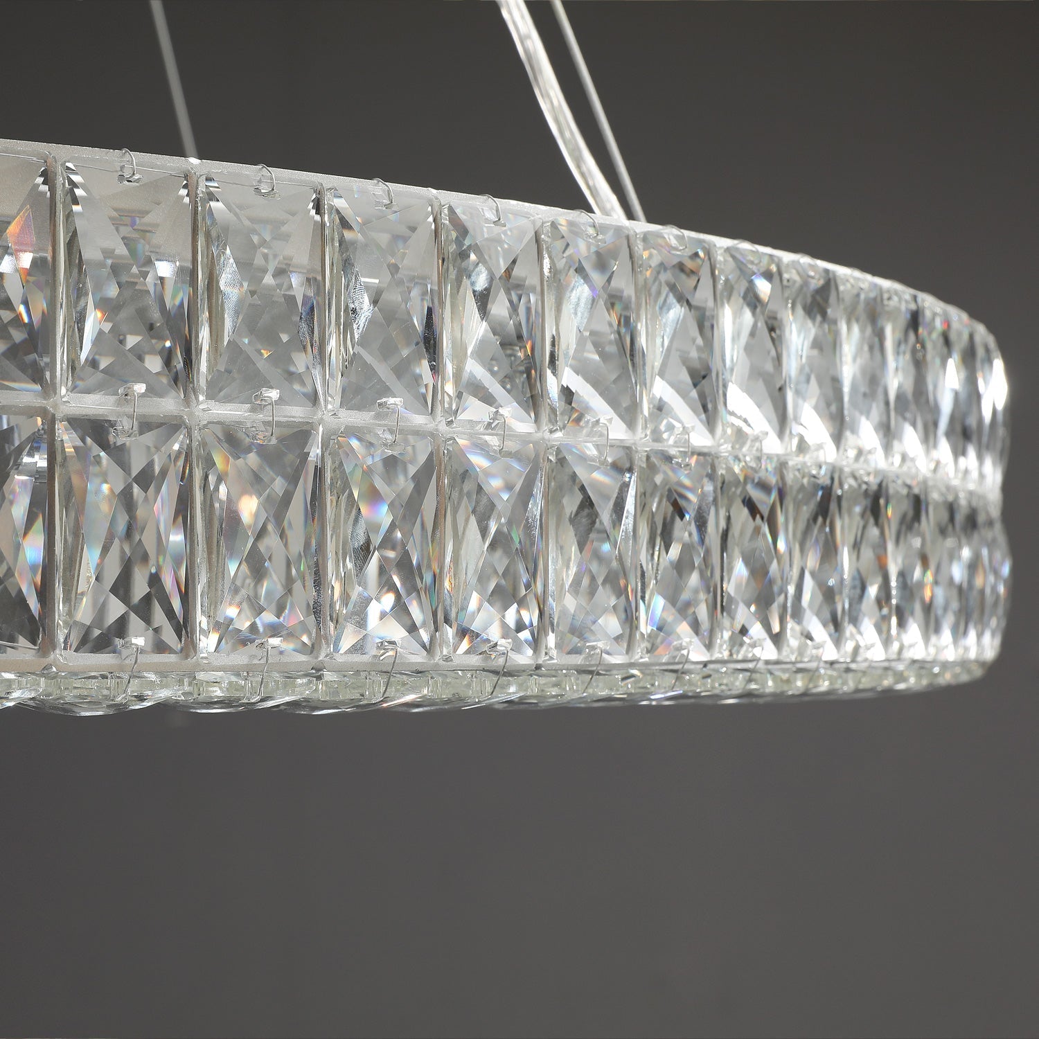 Spiridon Luxury Crystal Circular Chandelier For Dinning Room