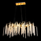Branching Crystal Chandelier