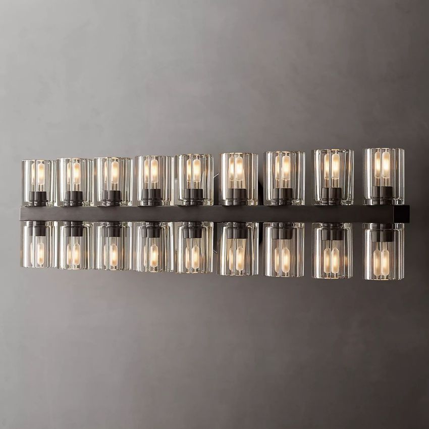 Arcachon 18-Light K9 Crystal Glass Modern Wall Lamp