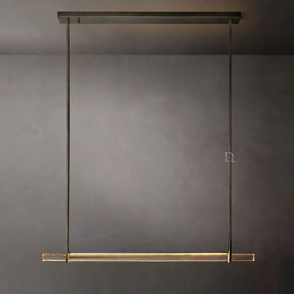 Aerie Crystal Single Bar Linear Chandelier 60