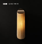 Modern cylindrical Aluminum Chain Tassel Wall Sconce