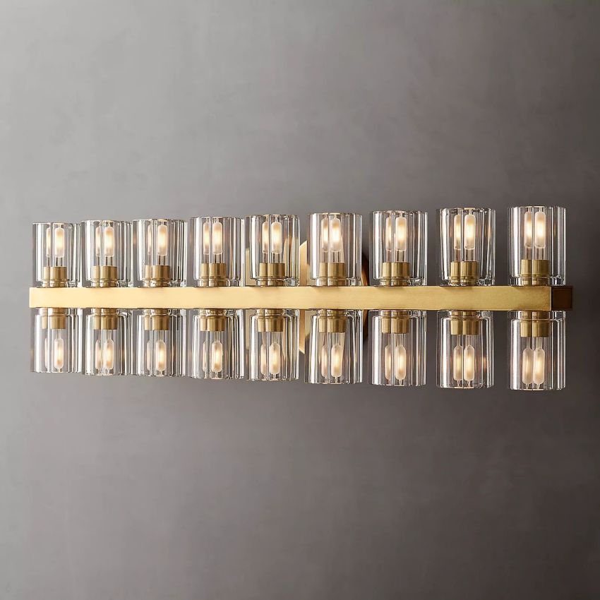 Arcachon 18-Light K9 Crystal Glass Modern Wall Lamp-konalight
