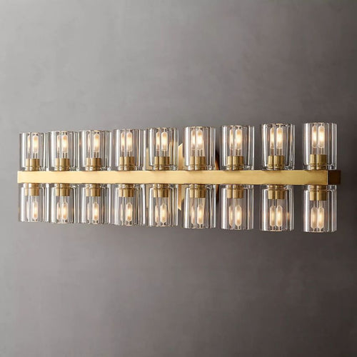 Arcachon 18-Light K9 Crystal Glass Modern Wall Lamp-konalight