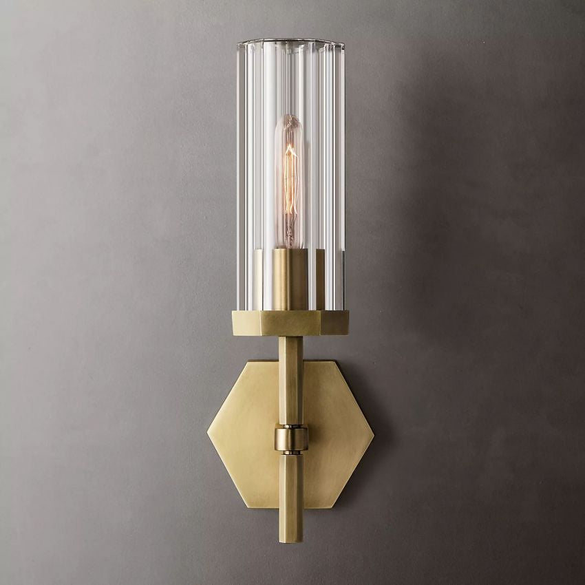 Bamcee Hexagonal Single Head Wall  Sconce Modern Wall Lamp-konalight