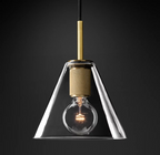 Utilitaire Shade Glass Pendant Light-konalight