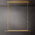 Audobon Crystal Single Bar Linear Chandelier 60
