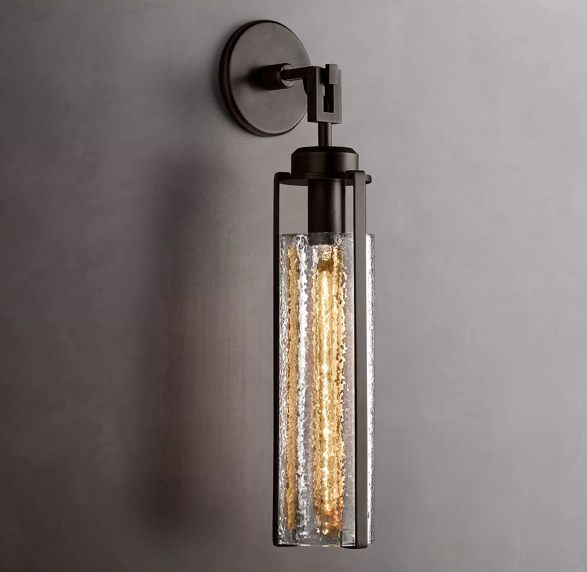 Bamcee Finish Glass Shade Wall Sconces Modern Wall Lamp