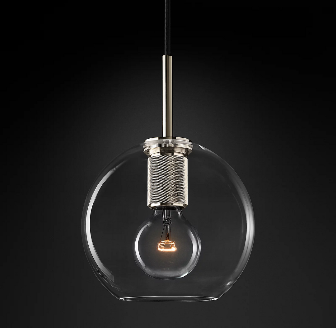 Fulcrum Globe Shade Pendant Light 11 For Living Room