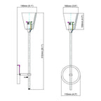Torche De Verre Wall Sconce