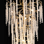 Branching Crystal Foyer Chandelier