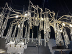 Branching Linear Organic Chandelier