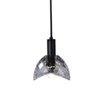 Dining Room Crystal Pendant Light Black