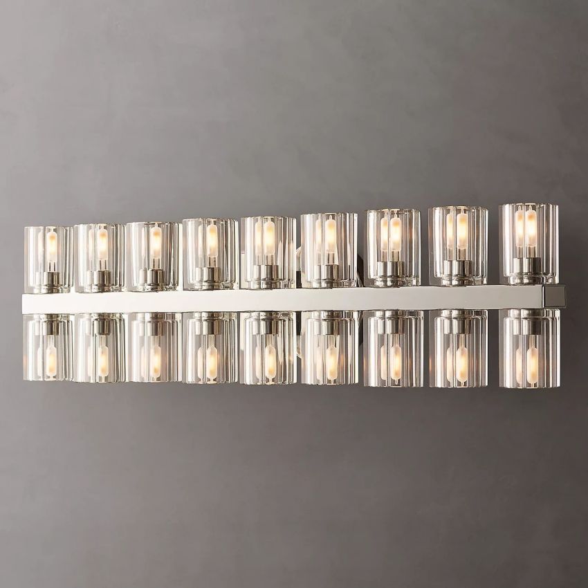 Arcachon 18-Light K9 Crystal Glass Modern Wall Lamp